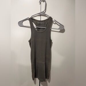Groceries Olive Green Sleeveless Women's Top